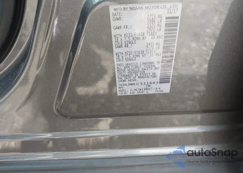 2018 Infiniti Qx60 from USA, damaged, VIN 5N1DL0MMXJC511443